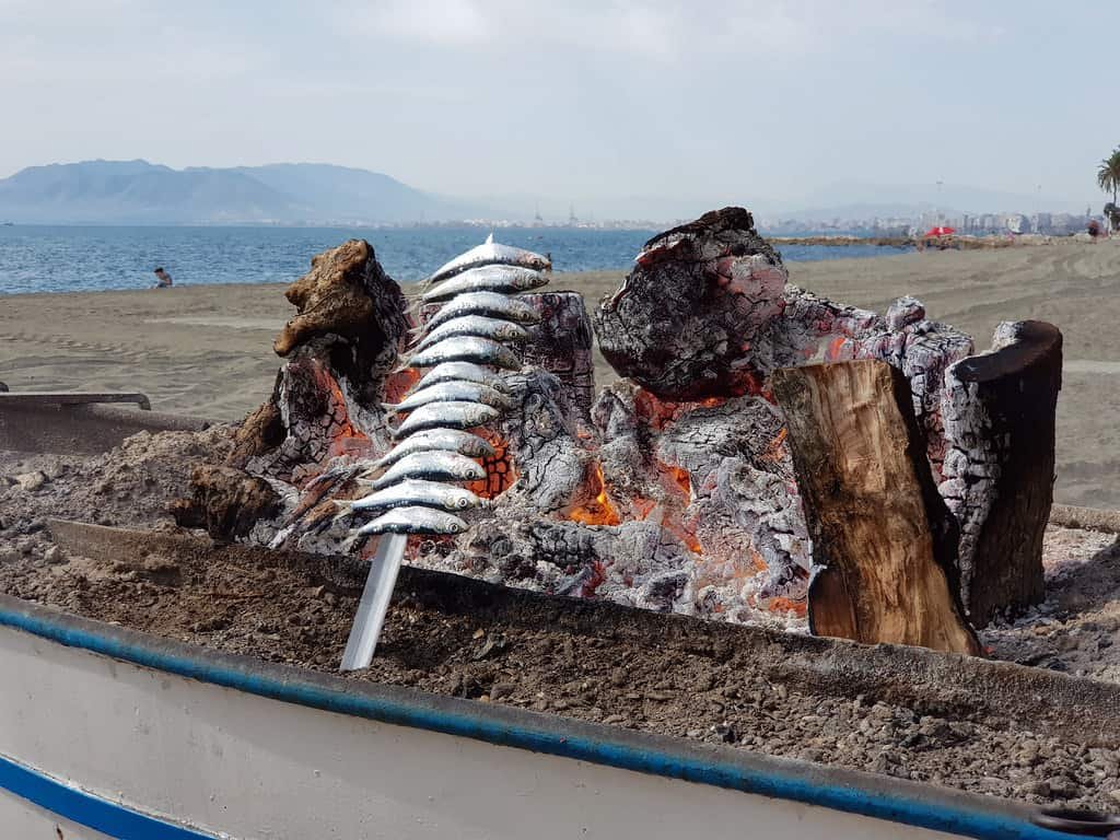 Espetos de sardinas Málaga